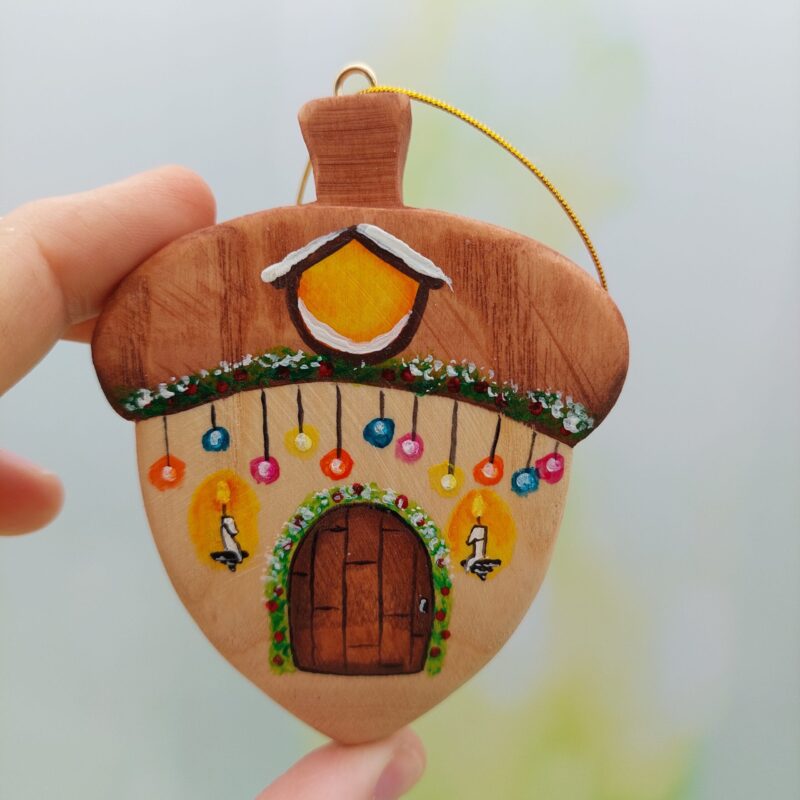 Double-sided Acorn Decoration / Twin Mice - Image 3