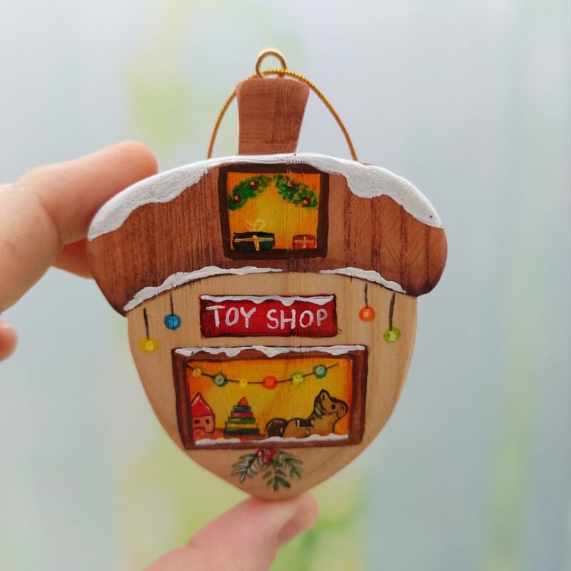 Double-sided Acorn Decoration / Toy Shop - Image 2