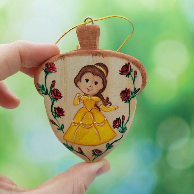 Double-sided Acorn Decoration / Beauty and the Beast