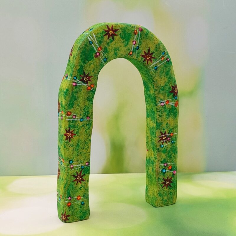 Christmas Poinsettia Wooden Flower Arch / Limited Edition