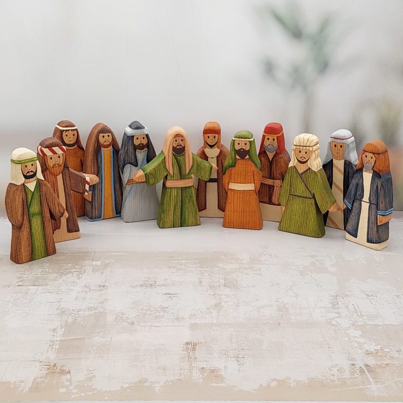 Apostles Set Twelve Figures - by Good Shepherd Toys