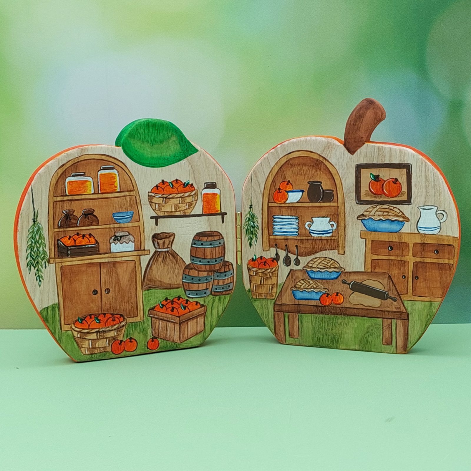 Apple Fruit House - Inside - by Good Shepherd Toys