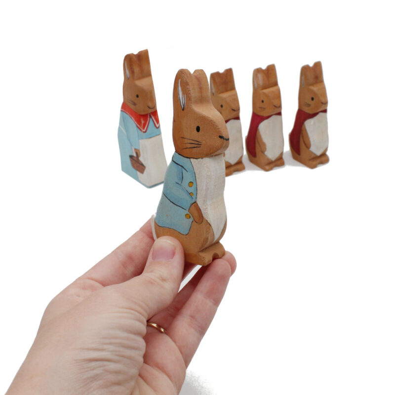 Beatrix Potter Wooden Figures / 11 Figures - Image 2