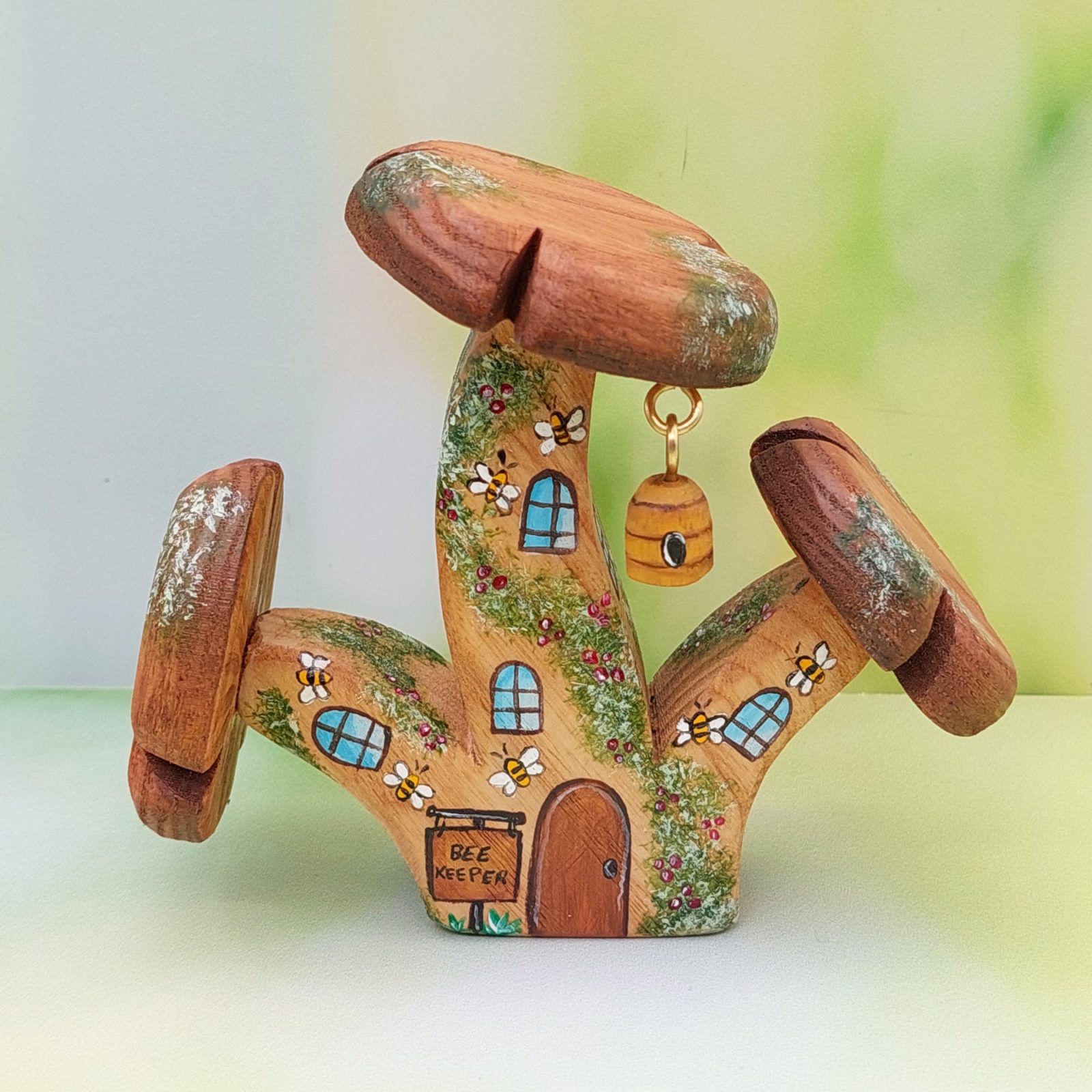 Bee Keeper Triple Mushroom - by Good Shepherd Toys
