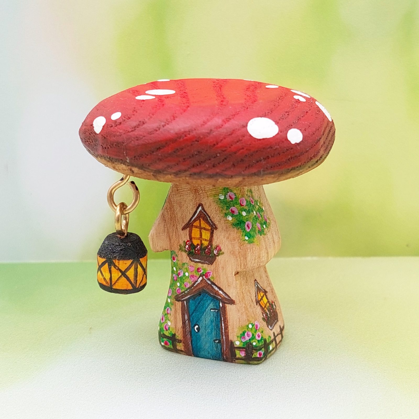 Blue Door Mushroom - by Good Shepherd Toys