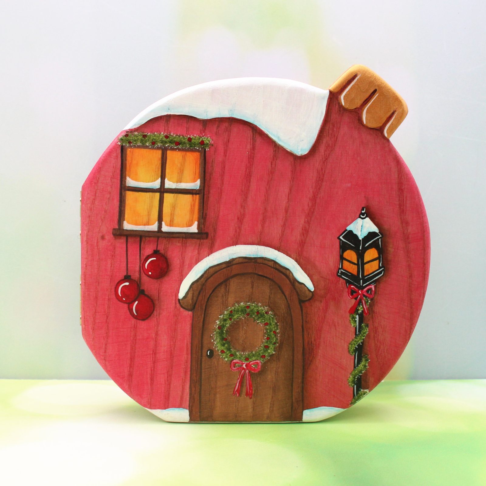 Christmas Bauble House Front - by Good Shepherd Toys