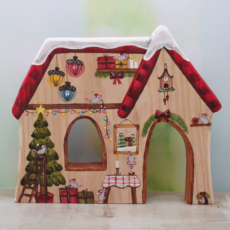 Christmas Mouse House - by Good Shepherd Toys
