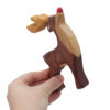 Rudolph Reindeer Wooden Figure in Hand - by Good Shepherd Toys