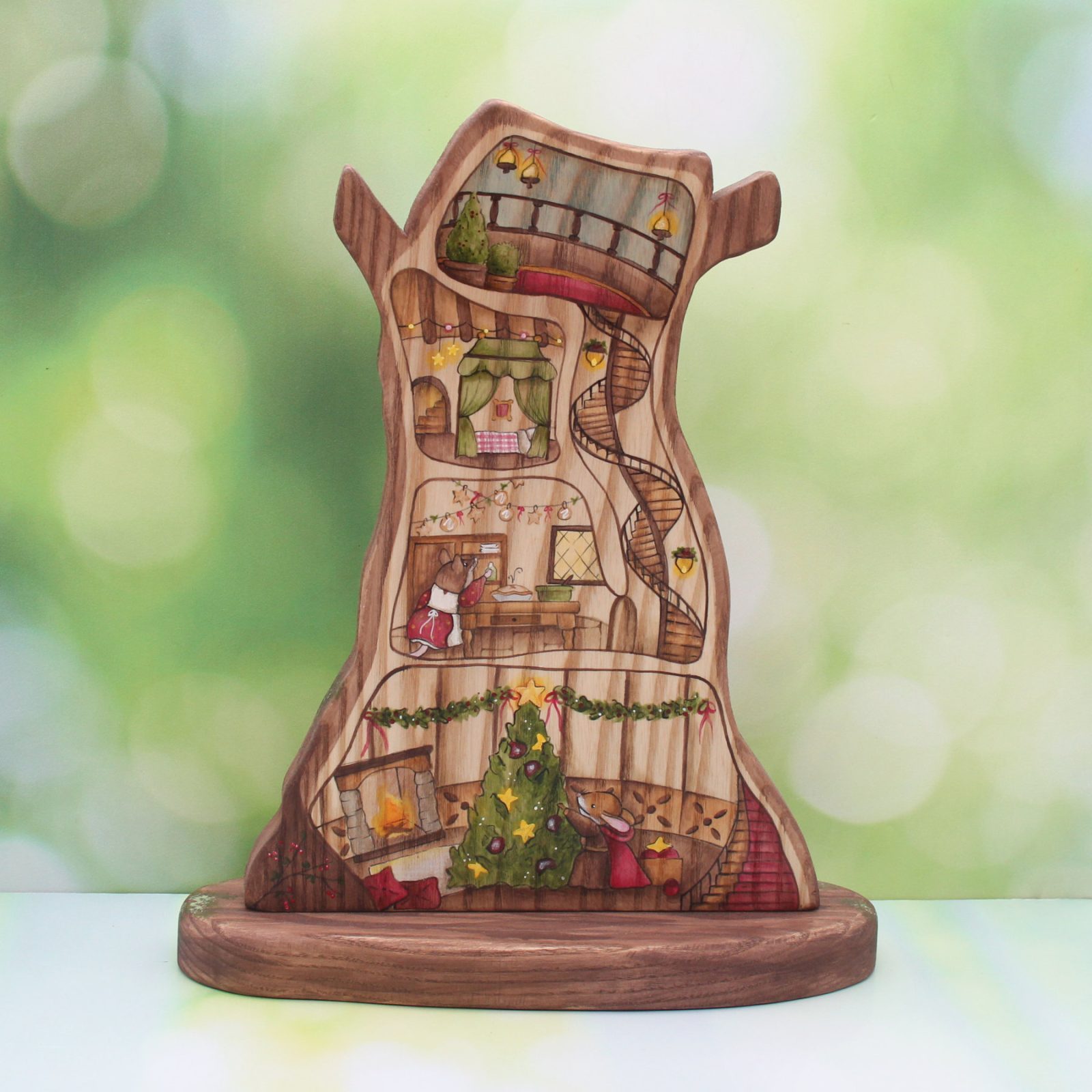 Christmas Treehouse Back - by Good Shepherd Toys