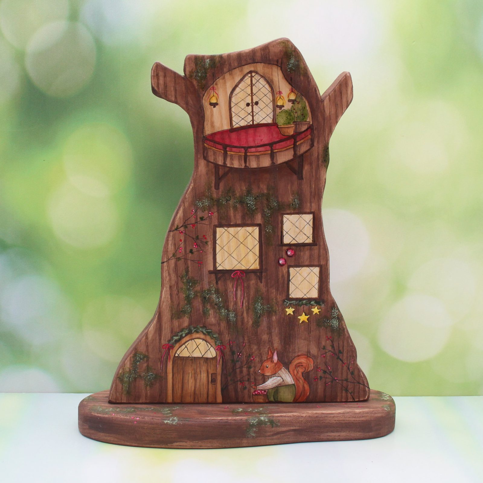 Christmas Treehouse Front - by Good Shepherd Toys