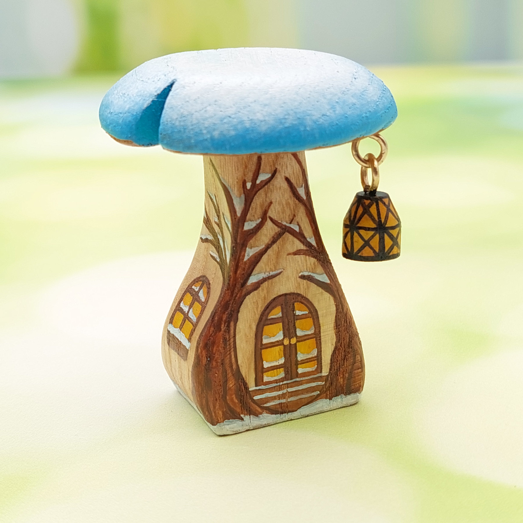 Christmas Winter Mushroom House 01 - by Good Shepherd Toys