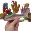 Coral Reef Shark in Hand - By Good Shepherd Toys