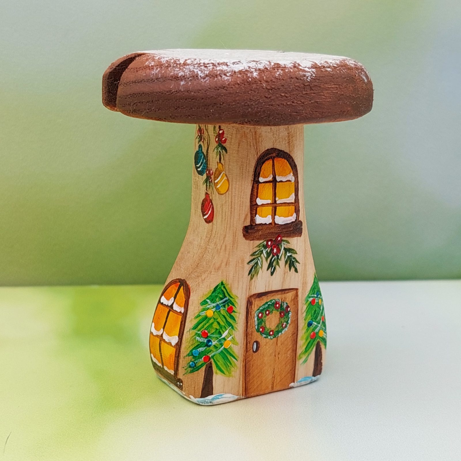 Double Christmas Tree Mushroom House - by Good Shepherd Toys
