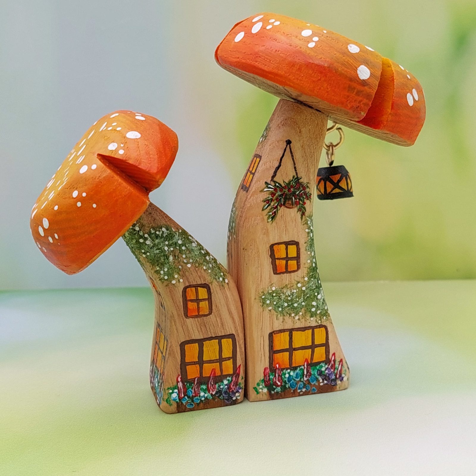 Double Orange Starry Mushroom 2 - by Good Shepherd Toys