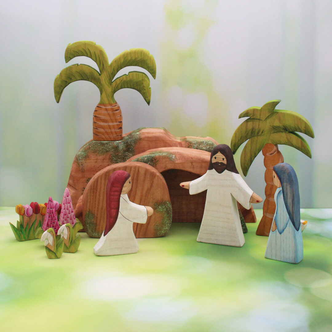 Easter Scene Wooden Figures - by Good Shepherd Toys