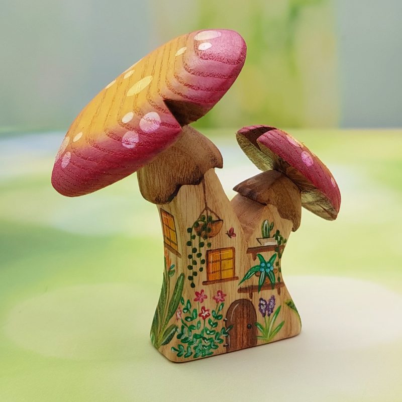 Flower Garden Mushroom House - by Good Shepherd Toys