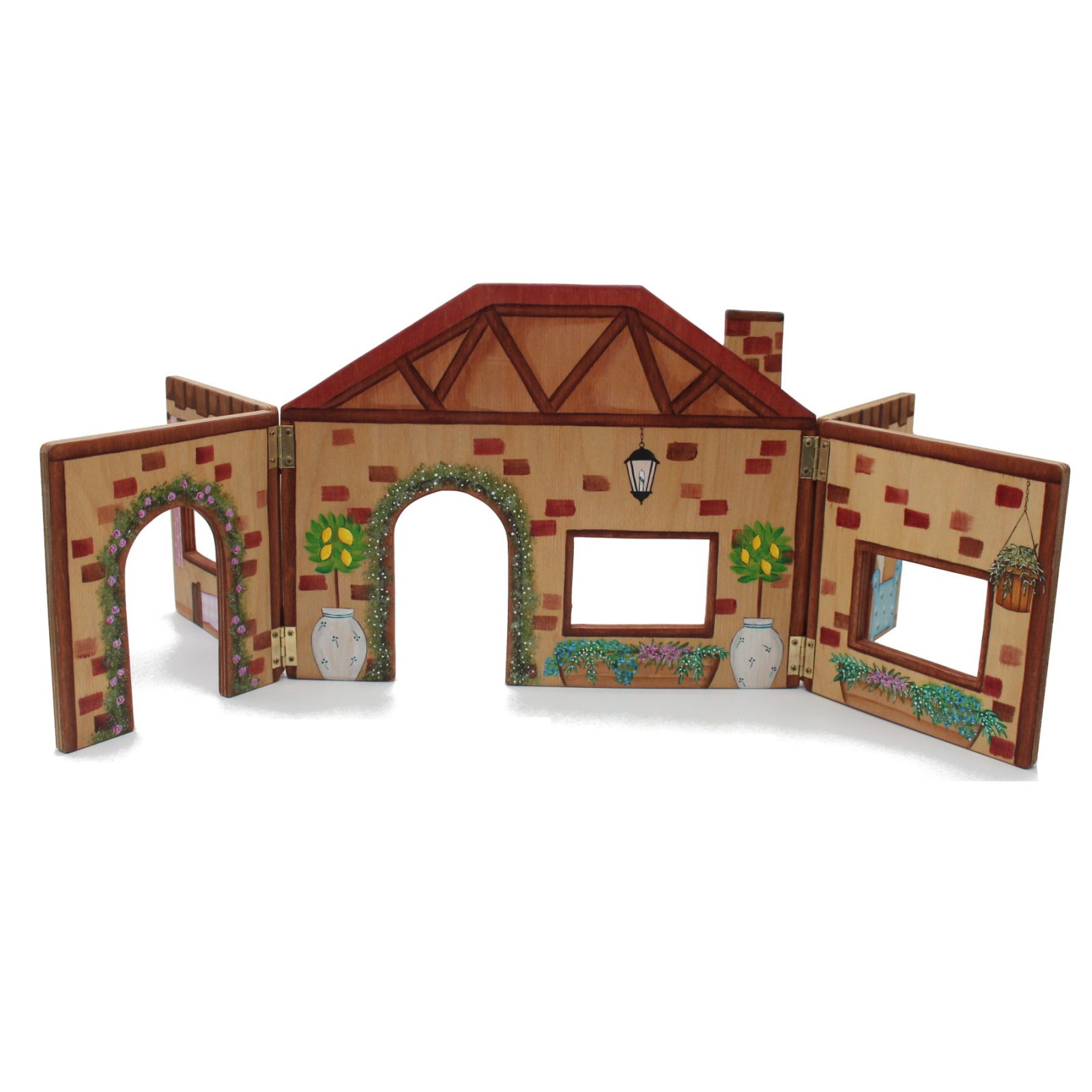 Fold-up Doll's House Lemon Tree Farmhouse 2 - by Good Shepherd Toys