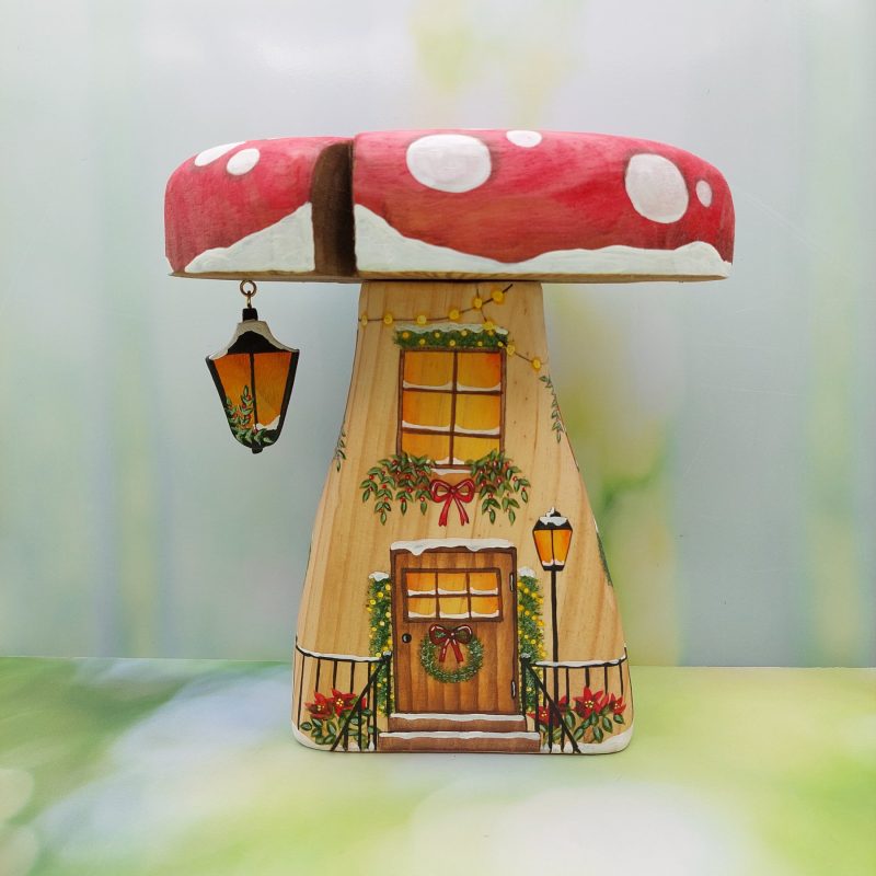 Giant Christmas Mushroom House HR - by Good Shepherd Toys