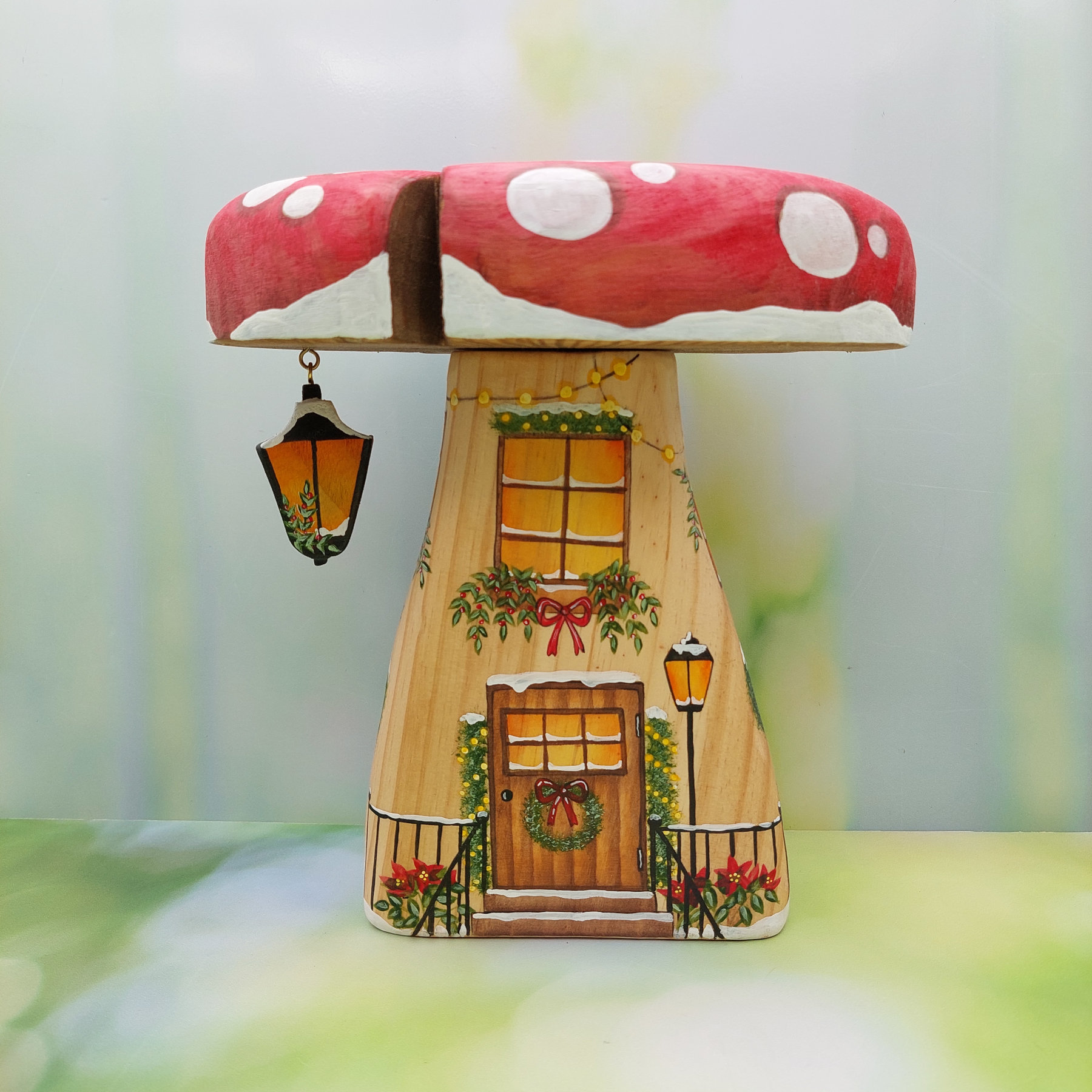 Giant Christmas Mushroom House HR - by Good Shepherd Toys