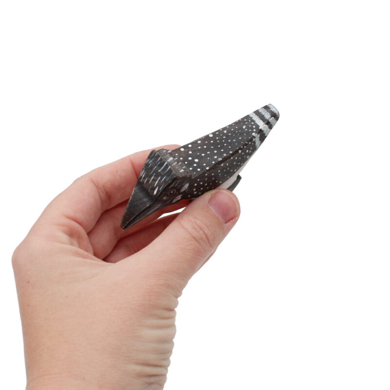 Giant Kingfisher Wooden Bird In Hand by Good Shepherd Toys