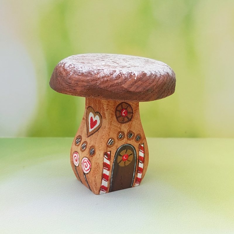 Gingerbread House Mushroom - by Good Shepherd Toys