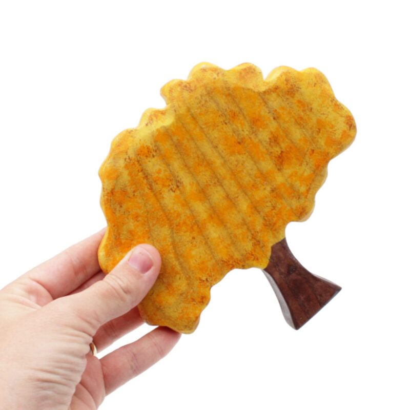 Golden Wattle Tree Wooden Figure in Hand - by Good Shepherd Toys
