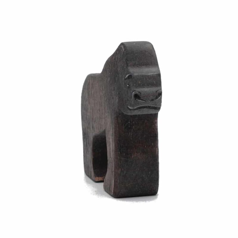 Gorilla Wooden Figure Front View