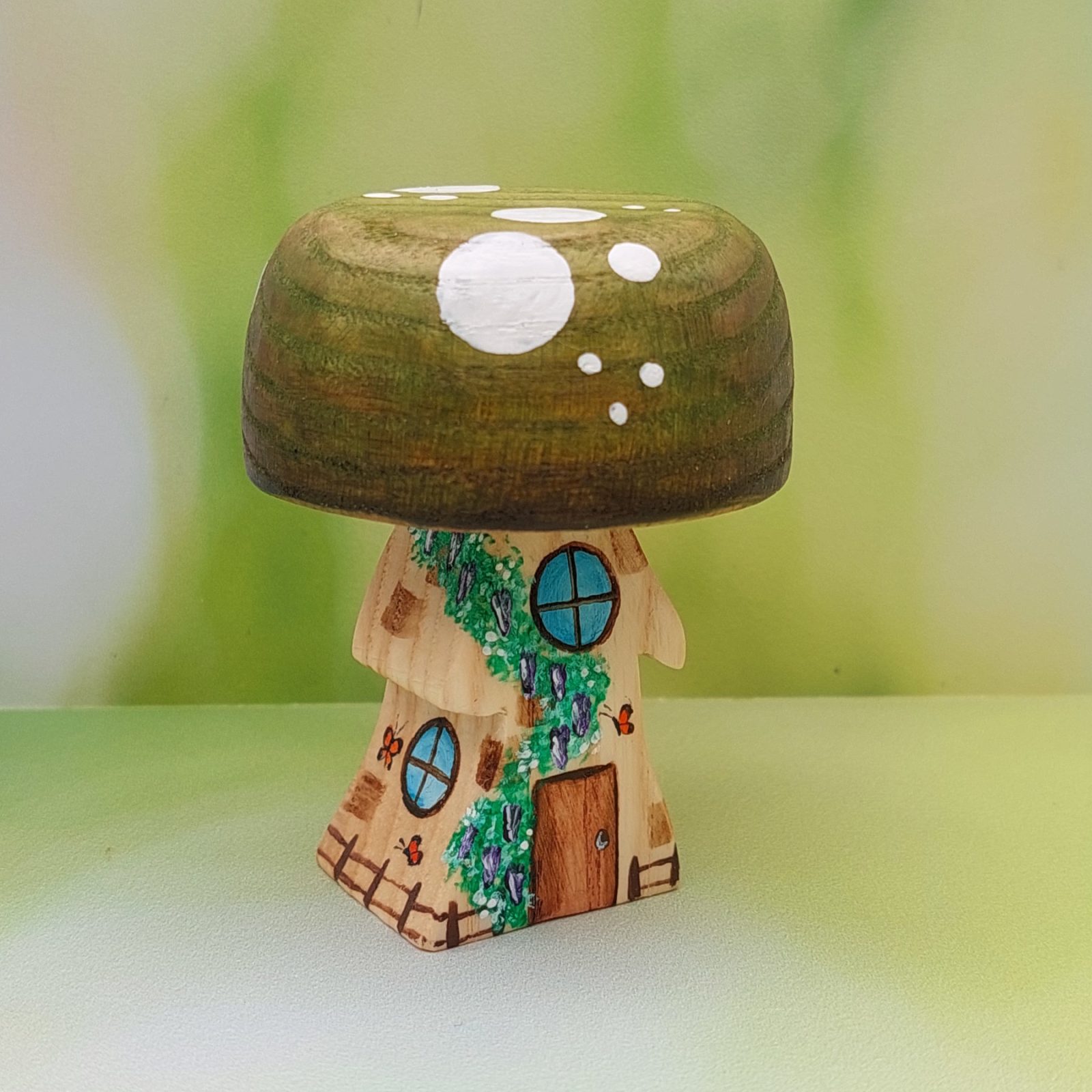 Green Wisteria Mushroom - by Good Shepherd Toys