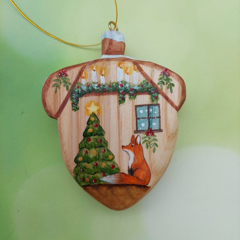 Hanging Acorn - Fox - by Good Shepherd Toys
