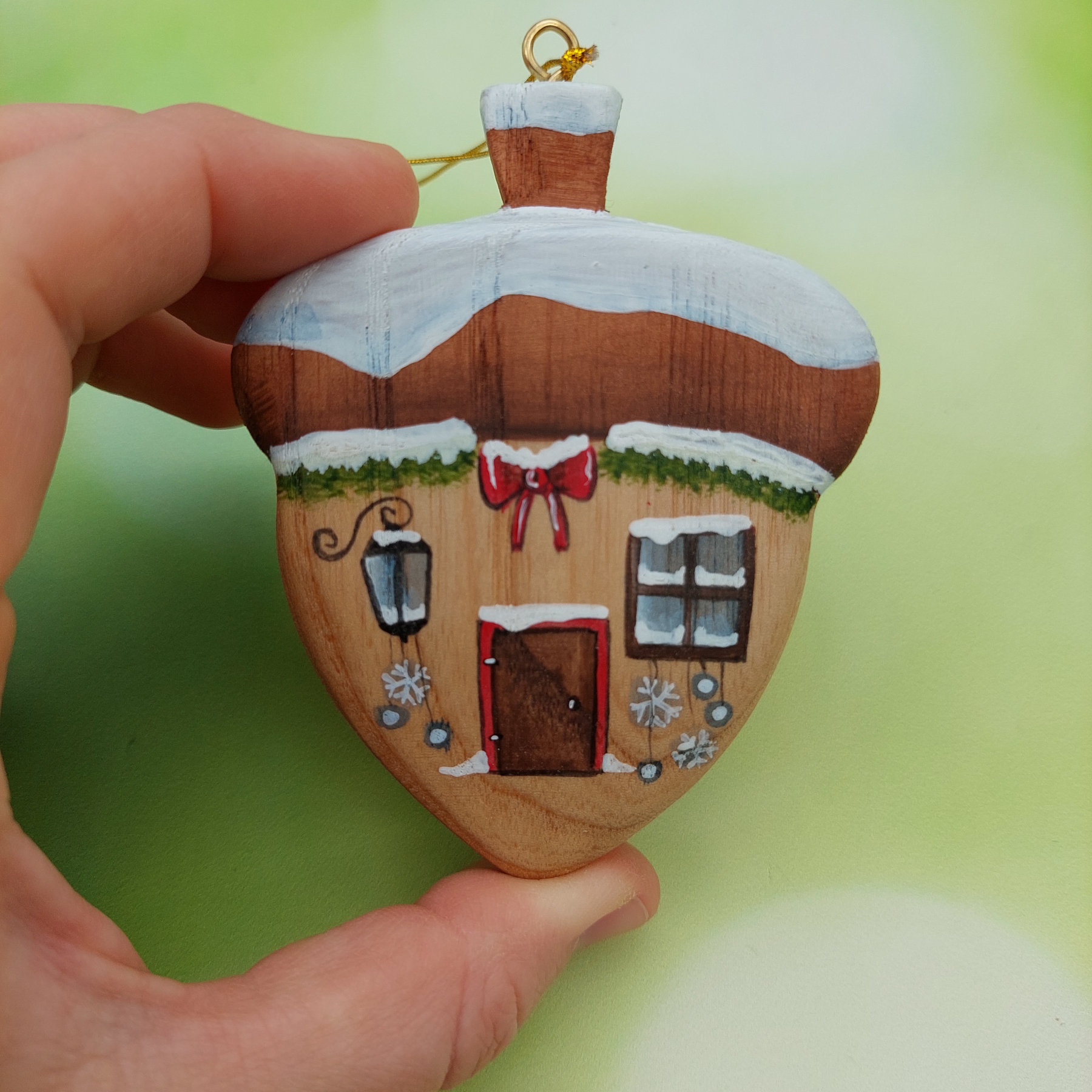 Hanging Acorn - Singing Ice Bear 01 - by Good Shepherd Toys