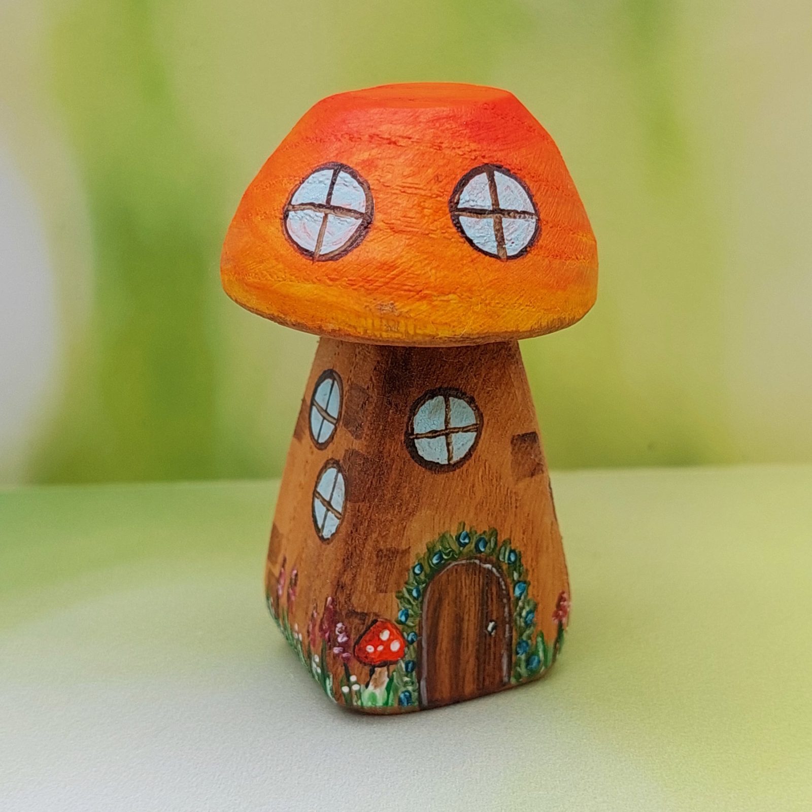 Orange Dome Mushroom - by Good Shepherd Toys