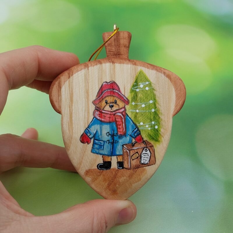 Double-sided Acorn Decoration / Bear - Image 2