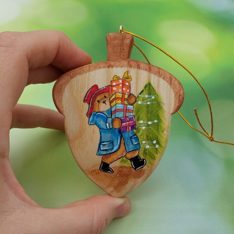 Double-sided Acorn Decoration / Bear