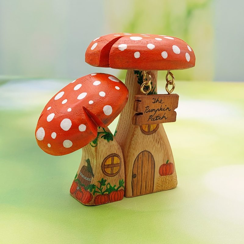 Pumpkin Patch Mushroom House - by Good Shepherd Toys