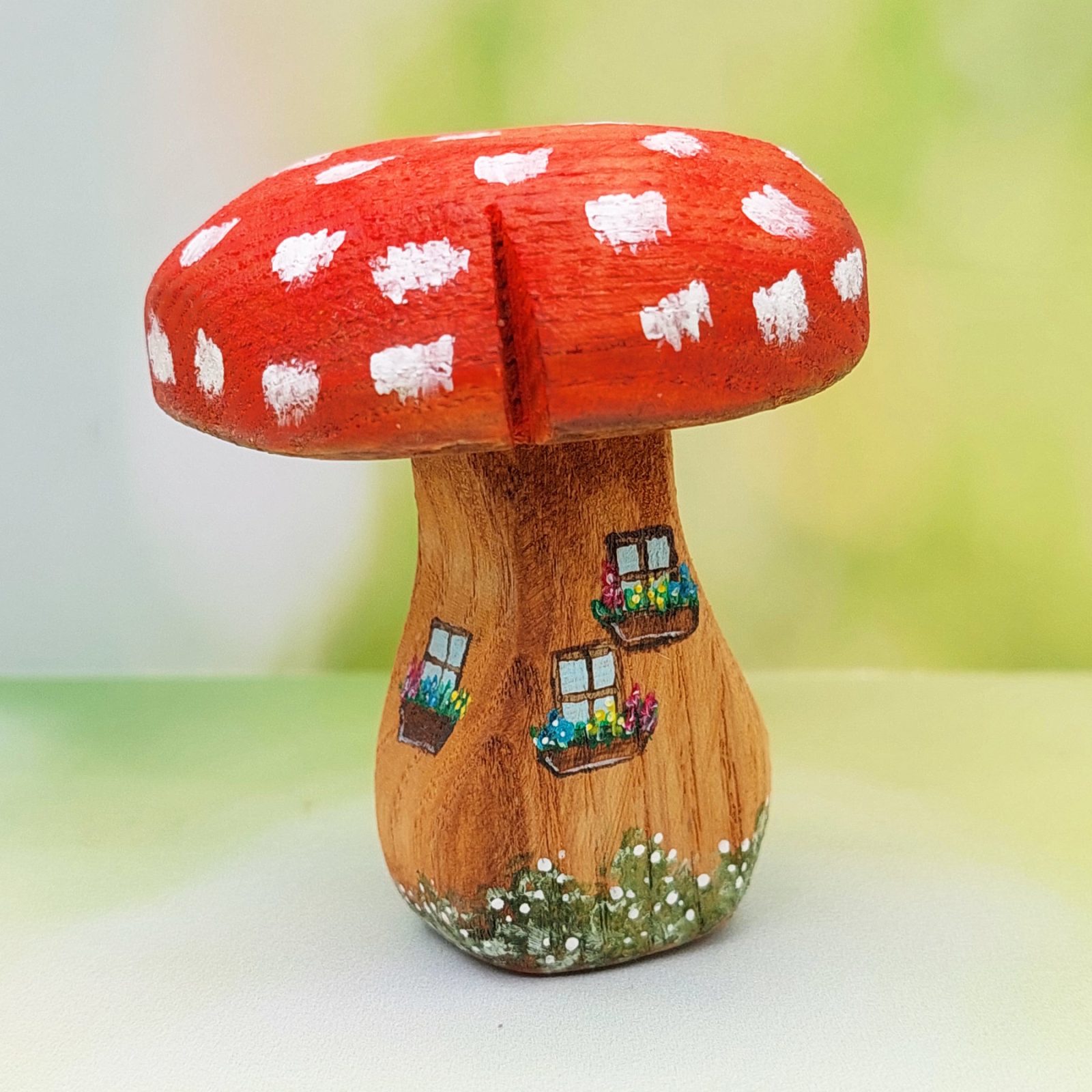 Red Window Box Mushroom 2 - by Good Shepherd Toys