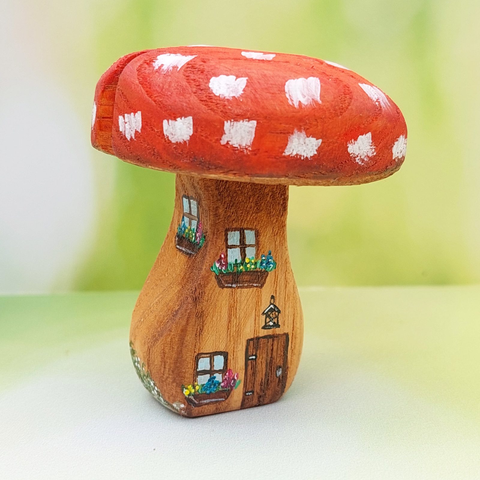 Red Window Box Mushroom - by Good Shepherd Toys
