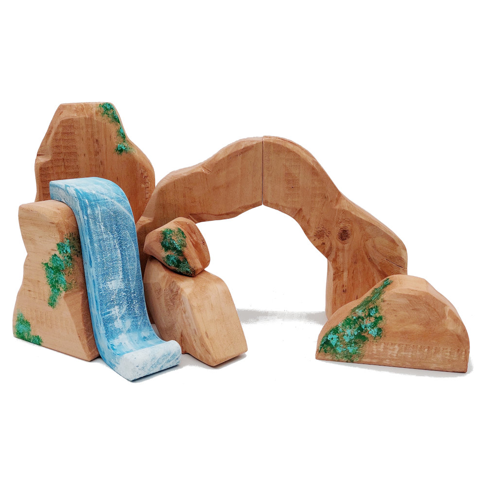 Rocks and Waterfall 001 - by Good Shepherd Toys