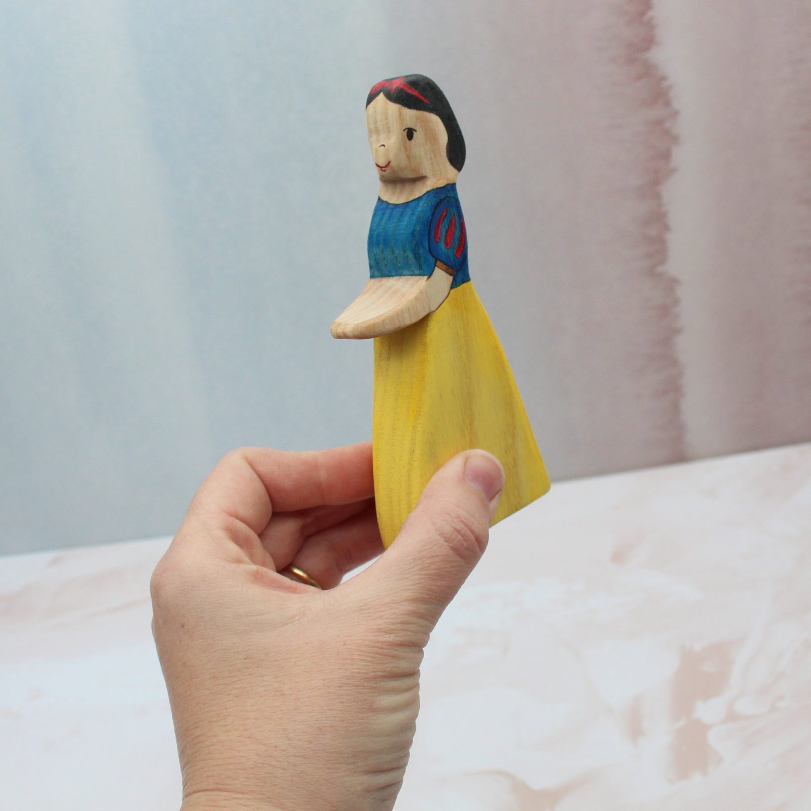 Snow White in Hand - by Good Shepherd Toys
