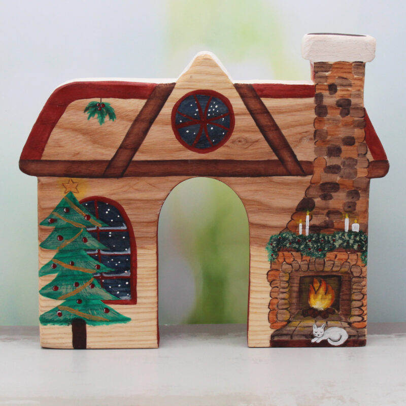 Snowy Roof House 2 - by Good Shepherd Toys