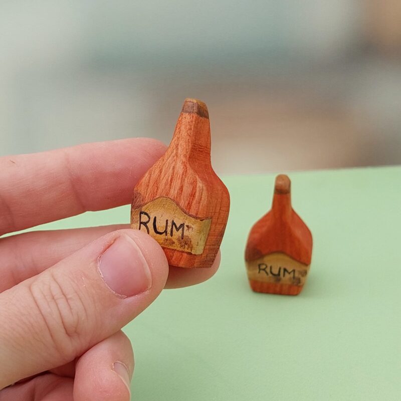 Two Rum Bottles in Hand - by Good Shepherd Toys