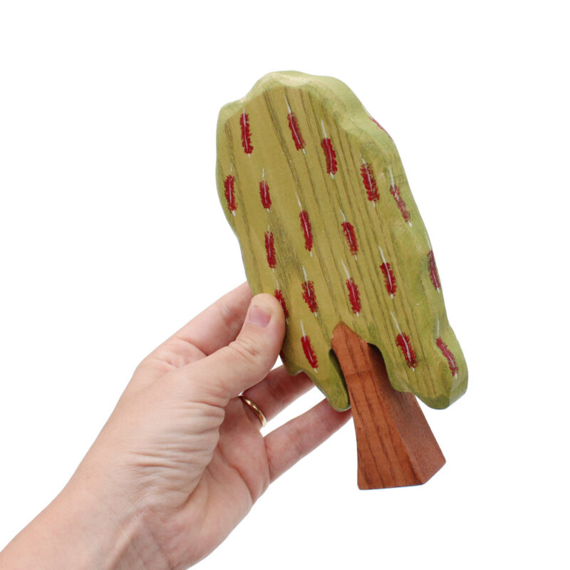 Weeping Bottlebrush Tree Wooden Figure in Hand - by Good Shepherd Toys
