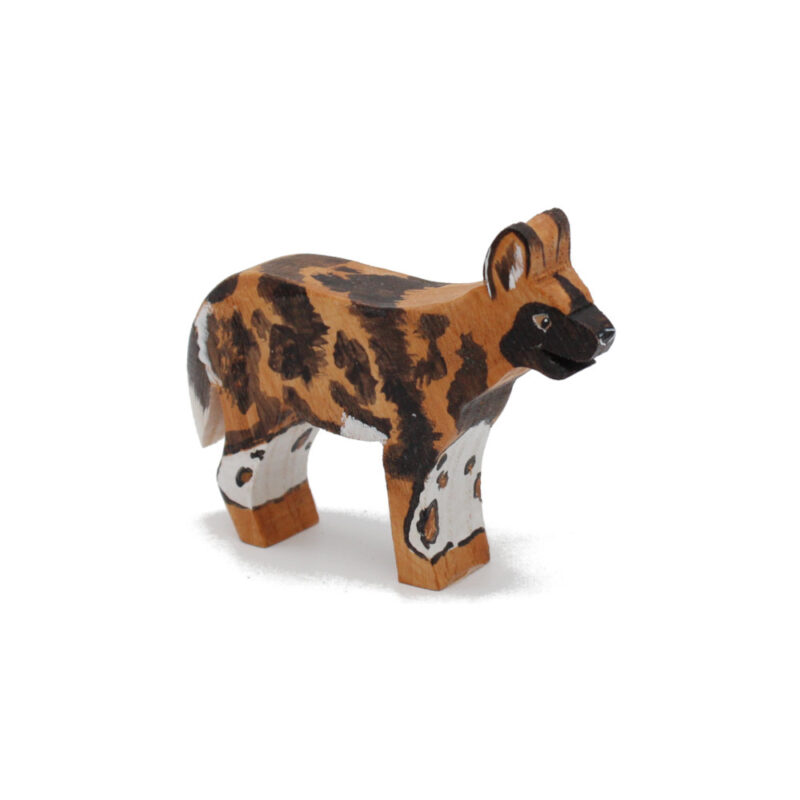Wild Dog Wooden Figure - by Good Shepherd Toys