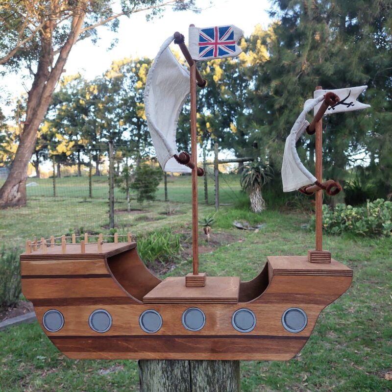 Wooden Pirate Ship - by Good Shepherd Toys