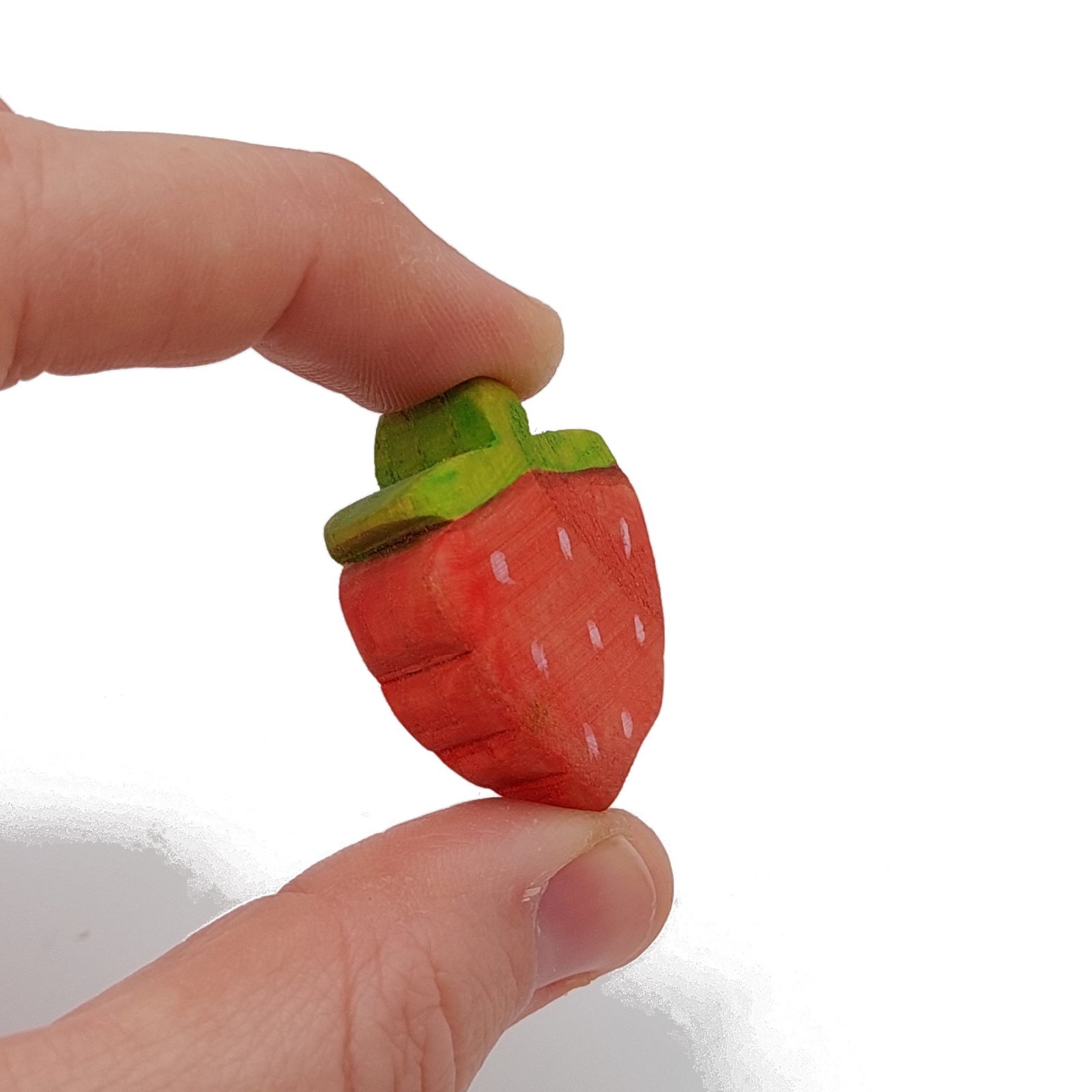 Wooden Raspberry Miniature - In hand - by Good Shepherd Toys