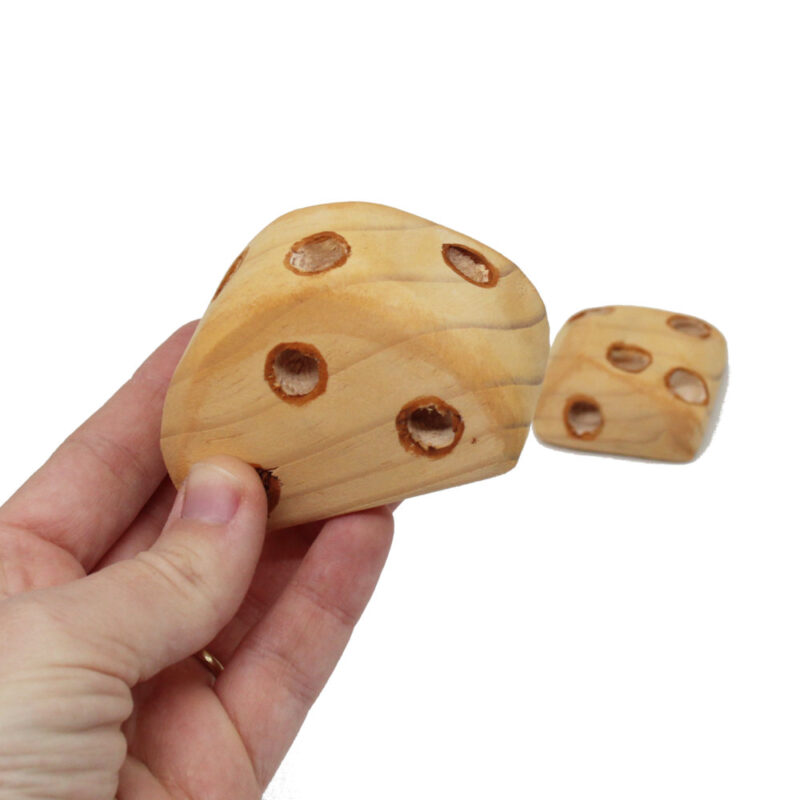 Wooden Sea Sponge Duo in Hand - by Good Shepherd Toys